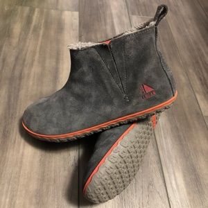 L.L.Bean Slipper Booties Faux Fur Lined